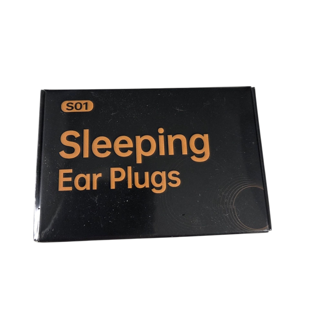 Sleeping Ear Plugs NEW Black -1 Pair -SEALED -Great For Concerts/Work -Unbranded